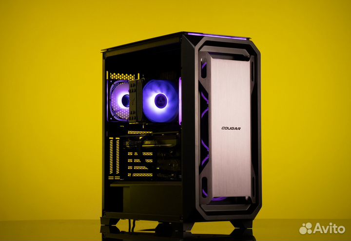 Игровой пк perfect82 RTX 4070Ti super 16GB NEW Ryzen 5 7600 Cougar MX670 RGB