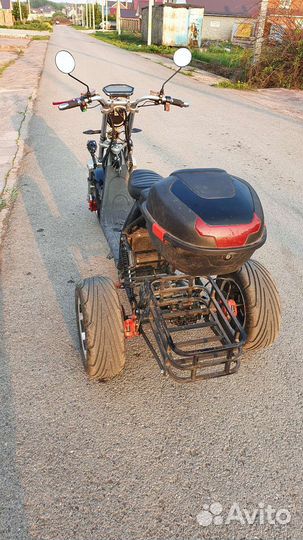 Электробайк Citycoco ws-pro+ trike 3000w