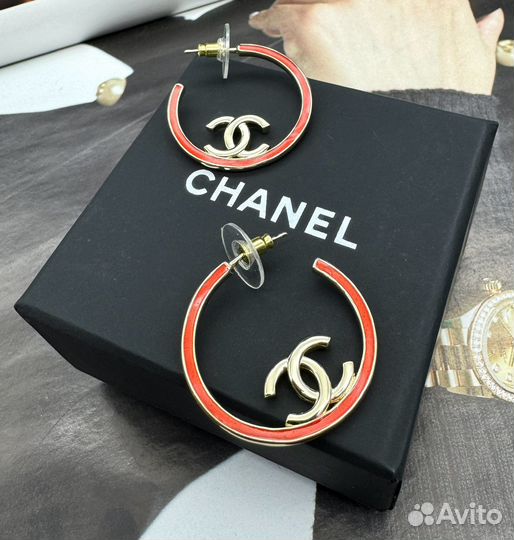 Серьги Chanel
