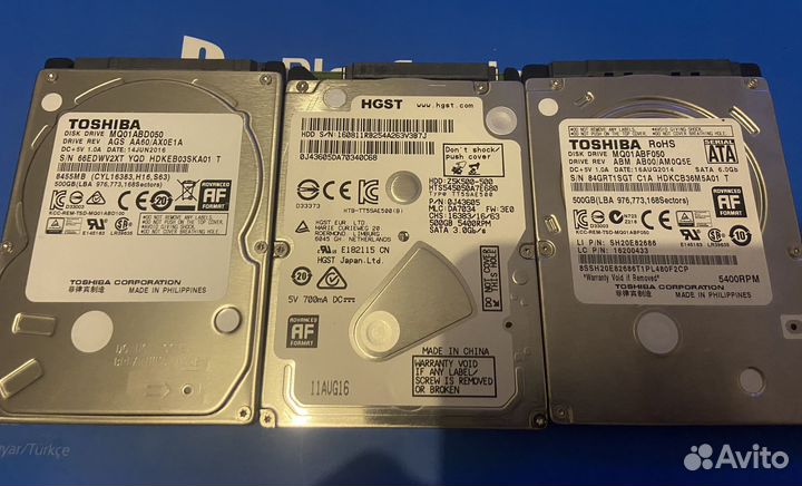 Жесткий диск 2.5 для ноутбуков 500 Гб