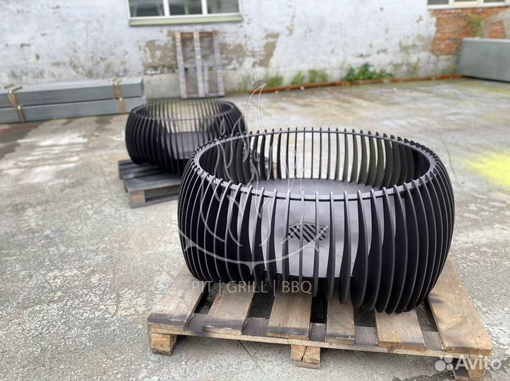 Уличный камин Калифорния Хеви, очаг для костра