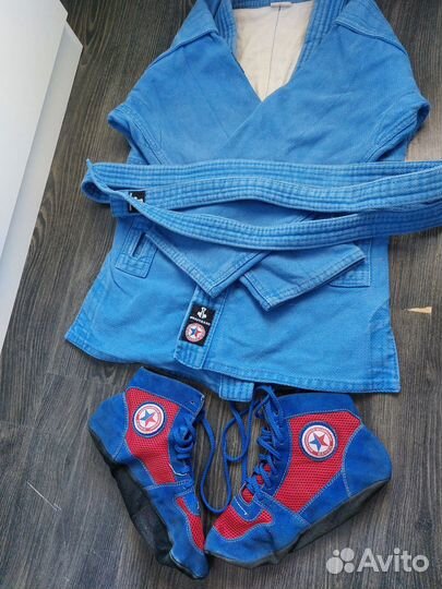 Форма для самбо: самбовка, шорты, борцовки