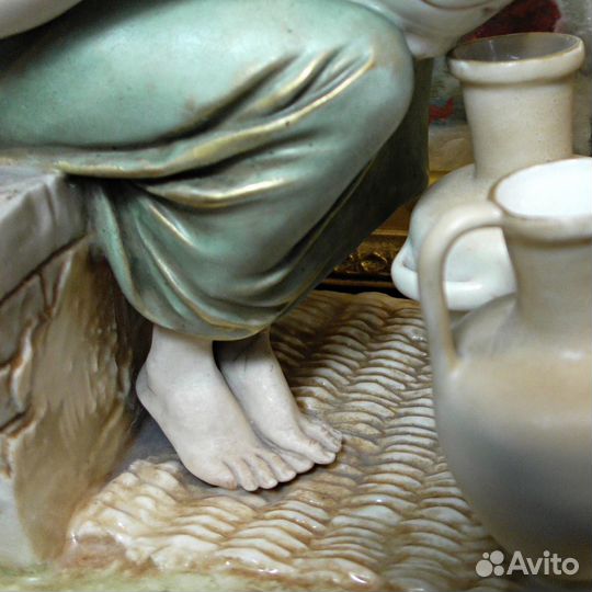 Горшечник.Royal Dux.Статуэтка.Фарфор