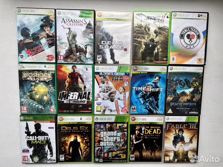 Диски Xbox 360 I Xbox Original I Не лицензия