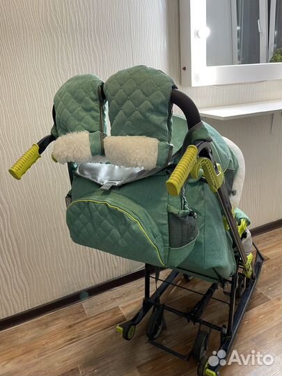 Детские санки коляска ника 7-3