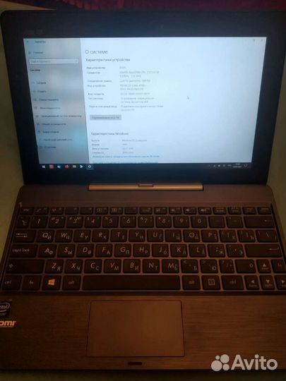 Планшета asus t100tal