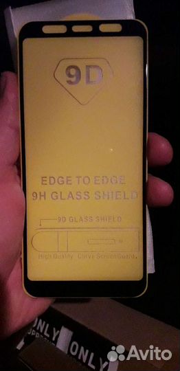 Защитное стекло на samsung galaxy j6 +