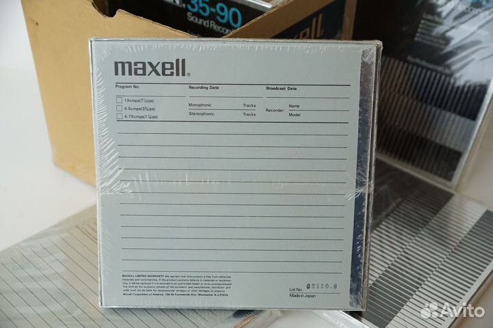 Maxell LN 35-90 магнитная лента 550 м. новая
