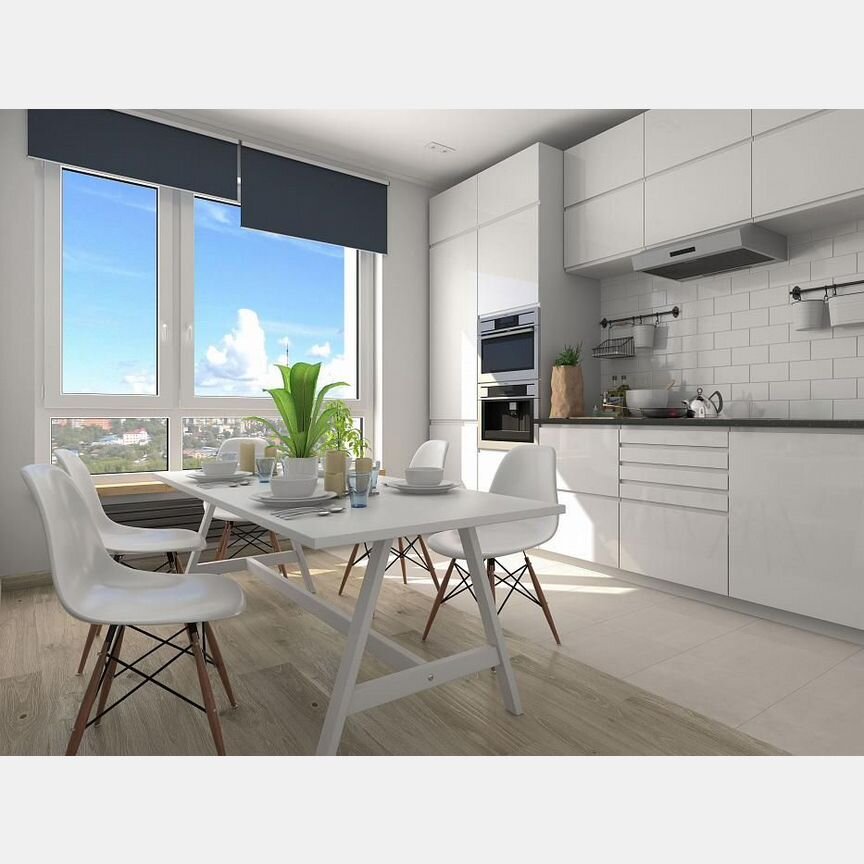 2-к. квартира, 56,6 м², 23/25 эт.