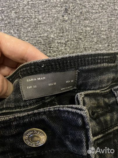 Джинсы zara мужские
