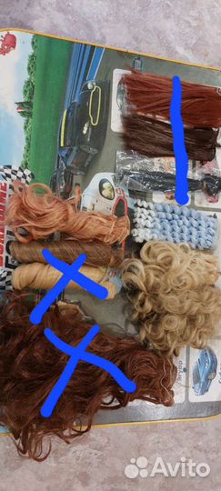 Волосы трессы для кукол