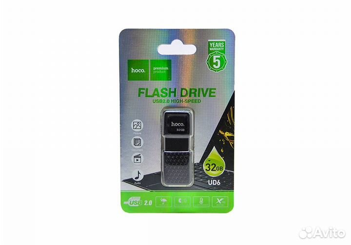 Накопитель USB hoco UD6 Intelligent U disk (32GB)