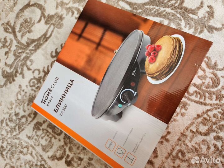 Блинница электрическая Homeclub TX-300 новая