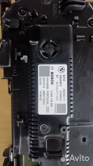 Приборная панель BMW G30/G20/G05 бумеранги