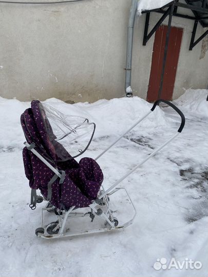 Коляска санки