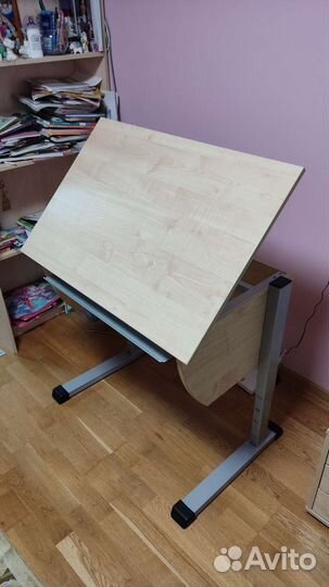 Стол со стулом регулируемый