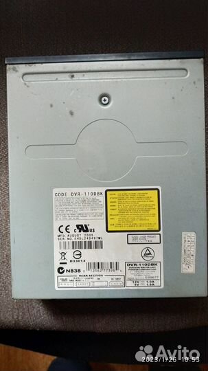 Привод DvDrw DVD RAM Pioneer DVR-110BK Черный