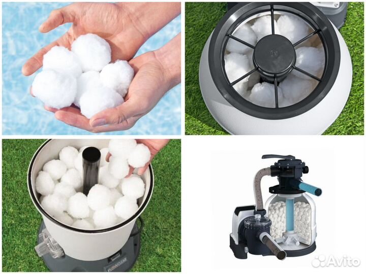 Шарики для фильтрации. Наполнитель песоч.фильтра