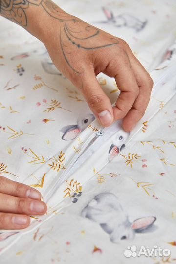 Детское постельное белье из сатина 