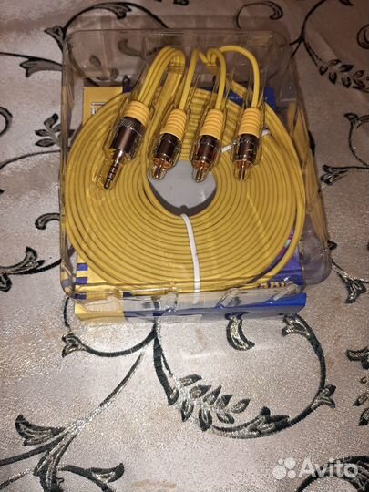 Кабель аналоговый daxx J47-50, Mini-Jack-3RCA