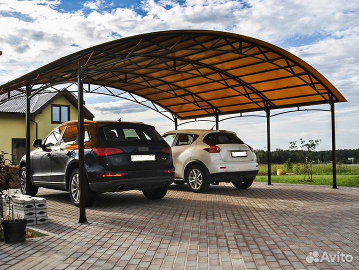 Навес для авто 4х4.5