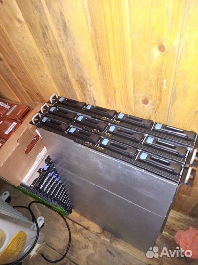 Корпуса 1U сервера 4 салазки для Hdd Железо