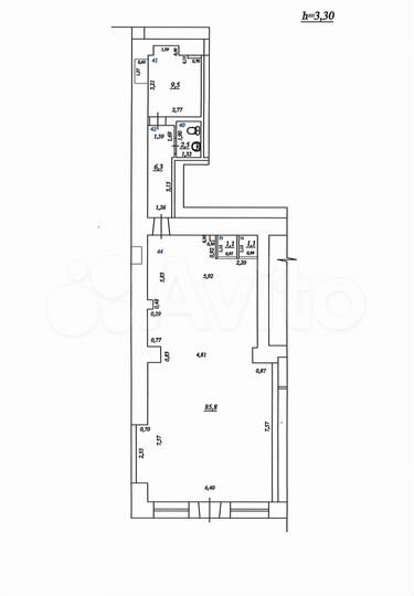 Свободного назначения, 106.3 м²