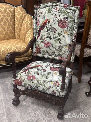 Кресло-трон в стиле Людовика Xlll. Начало хх века