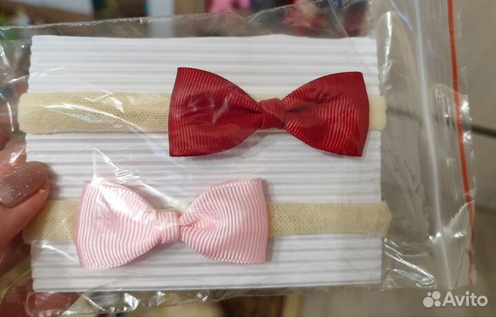 Повязка на голову для девочки 6-24 мес. Бантик