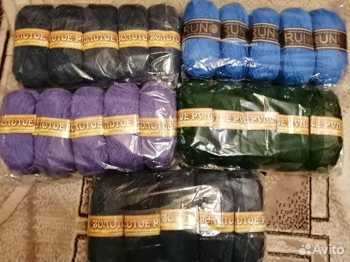 Шерсть, пряжа для вязания Россия