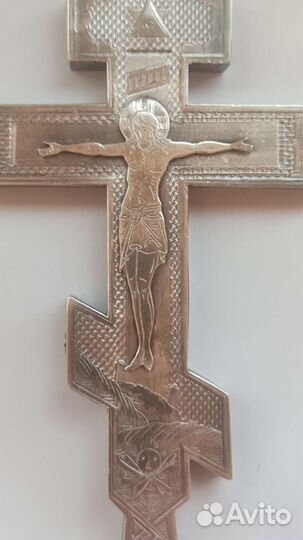 Крест требный старинный. серебро 84 пробы