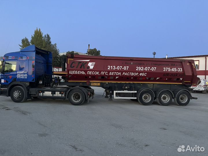 Scania P400 с полуприцепом, 2016