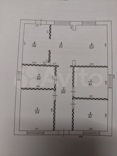 Дом 80 м² на участке 5 сот.