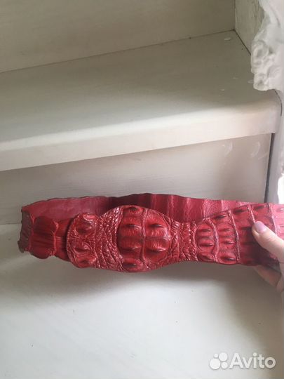 Пояс,ремень из кожи крокодила