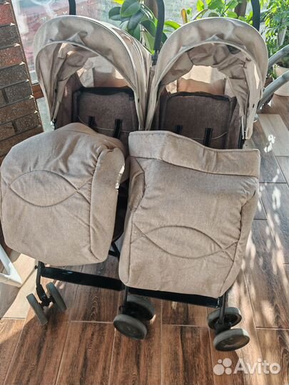 Коляска трость для двойни