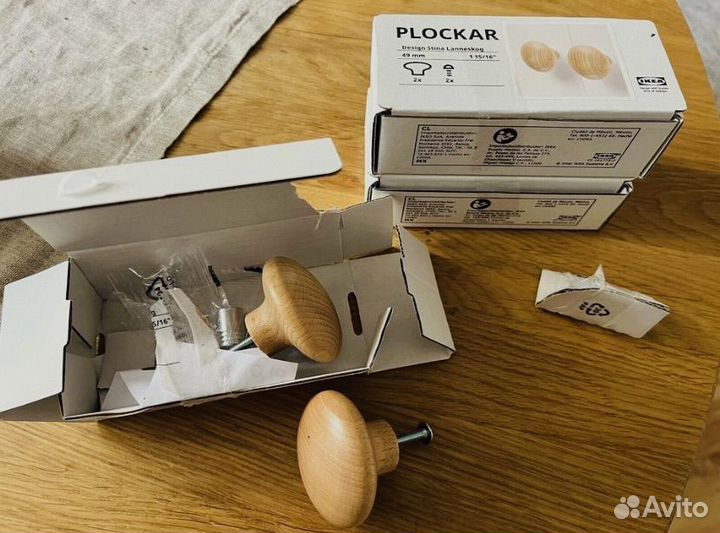 Ручки для мебели Plockar (выбор сочетания) IKEA