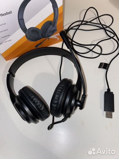 Наушники новые с микрофоном для пк