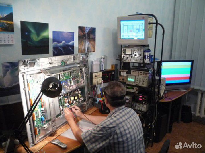 Качественный ремонт LCD телевизоров, мониторов