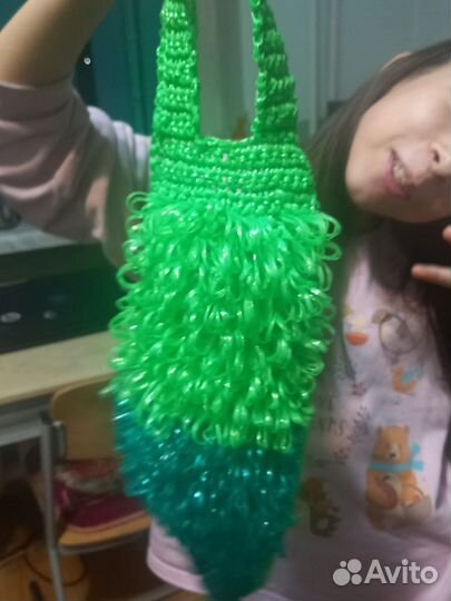 Мочалка ручной работы