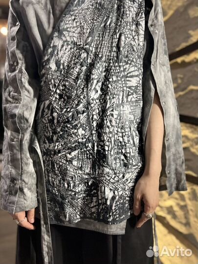 Рубашка-Кимоно - Эхо серебристого тумана-M