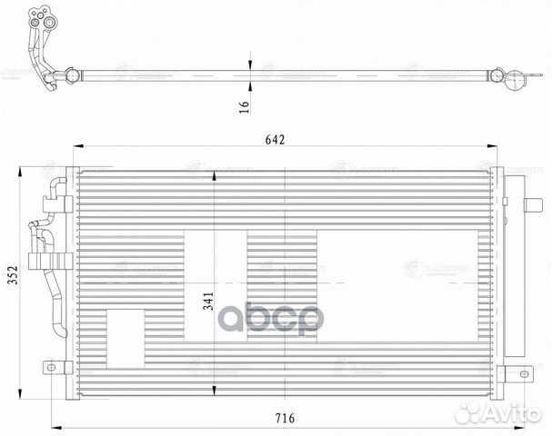 Радиатор кондиц. для а/м Geely Coolray (19) 1