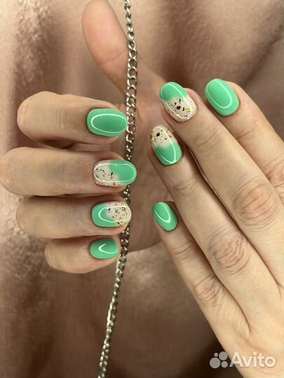 Наращивание ногтей на дому