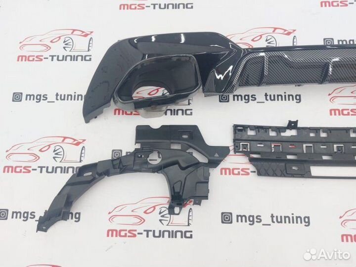 Диффузор + насадки G20 M340 Competition Под карбон