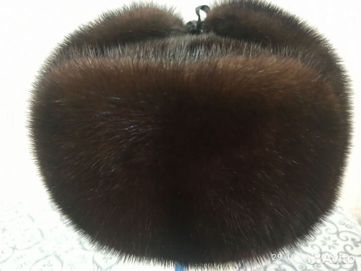 Норковая шапка мужская 58 размер