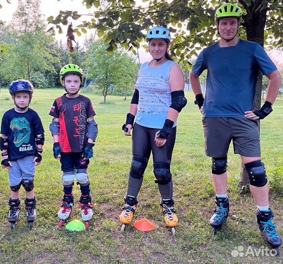 Обучение катанию на роликах(тренер по роликам)