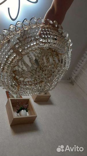 Люстра потолочная бу