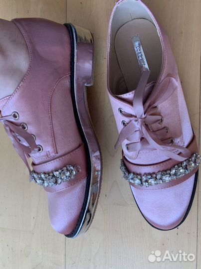 Ботинки женские розовые lost ink