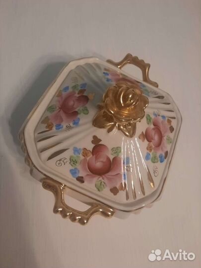 Сахарница СССР, гжель