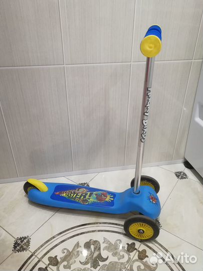 Самокат детский трехколесный бу