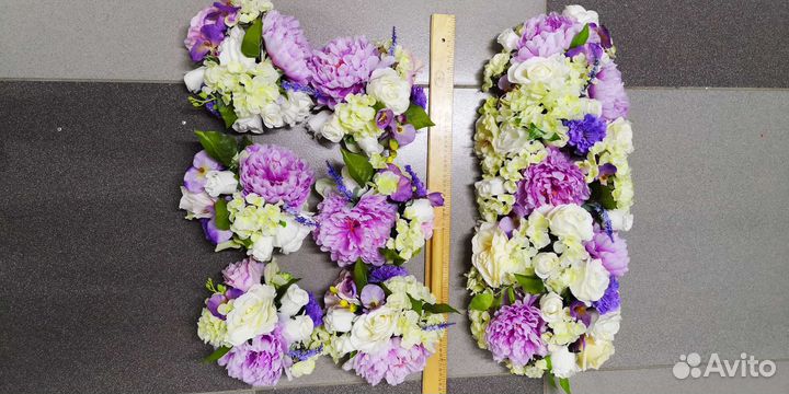 Искусственные цветы. 7 шт. Композиции